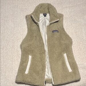 Patagonia Beige Fleece Vest